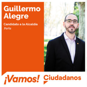 Ciudadanos (Cs) Parla presentó ayer su lista para las elecciones del 26 de mayo, encabezada por Guillermo Alegre